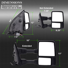 Load image into Gallery viewer, SPYDER Xtune Pair G2 Ford Superduty 99-07 Heated Amber Signal Telescoping Mirrors MIR-FDSD99S-G2-PW-AM-SET 9935459