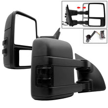 Load image into Gallery viewer, SPYDER Xtune L&amp;R G2 Ford Superduty 99-07 Heated Smoke Signal Telescoping Mirrors MIR-FDSD99S-G2-PW-SM-SET 9935466
