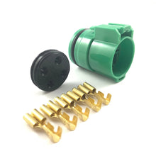 Load image into Gallery viewer, Honda OBD1 4-Pin Alternator Connector &amp; Terminal Kit (Round Green)
