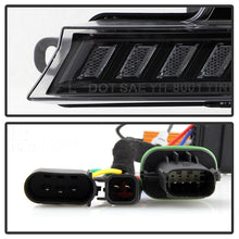 Load image into Gallery viewer, xTune Ford F150 18-20 Amber DRL Full LED Two Projector Headlights - Black PRO-CH-FF15018S-FLED-AM-BK 9949579