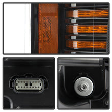 Load image into Gallery viewer, xTune Ford F150 18-20 Amber DRL Full LED Two Projector Headlights - Black PRO-CH-FF15018S-FLED-AM-BK 9949579