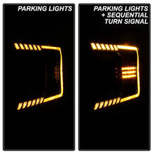 Load image into Gallery viewer, xTune Ford F150 18-20 Amber DRL Full LED Two Projector Headlights - Black PRO-CH-FF15018S-FLED-AM-BK 9949579