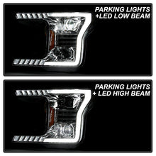 Load image into Gallery viewer, xTune Ford F150 18-20 White DRL Full LED Two Projector Headlights - Chrome PRO-CH-FF15018S-FLED-C 9949609