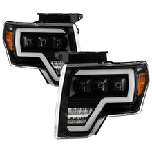 Load image into Gallery viewer, xTune Ford F150 09-14 Projector Headlights - Halogen Model Only - Black PRO-JH-FF15009-FLED-BK 9050206