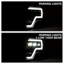 Load image into Gallery viewer, xTune Ford F150 09-14 Projector Headlights - Halogen Model Only - Black PRO-JH-FF15009-FLED-BK 9050206