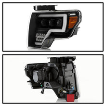 Load image into Gallery viewer, xTune Ford F150 09-14 Projector Headlights - Halogen Model Only - Black PRO-JH-FF15009-FLED-BK 9050206