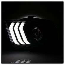 Load image into Gallery viewer, xTune Ford Mustang 05-09 Halogen w LED DRL Projector Headlights - Black PRO-JH-FM05-LED-BK 9949364