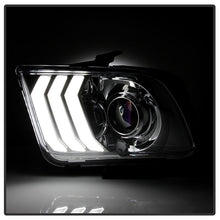 Load image into Gallery viewer, xTune Ford Mustang 05-09 Halogen w LED DRL Projector Headlights - Chrome PRO-JH-FM05-LED-C 9949371