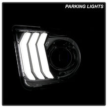 Load image into Gallery viewer, xTune Ford Mustang 05-09 Halogen w LED DRL Projector Headlights - Chrome PRO-JH-FM05-LED-C 9949371