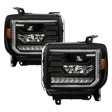 Load image into Gallery viewer, xTune GMC Sierra 1500 14-15 Sierra 2500 3500 15-17 Headlight Halogen Mdls- Black PRO-JH-GS14-FLED-BK 9050107