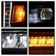 Load image into Gallery viewer, xTune GMC Sierra 1500 14-15 Sierra 2500 3500 15-17 Headlight Halogen Mdls- Black PRO-JH-GS14-FLED-BK 9050107