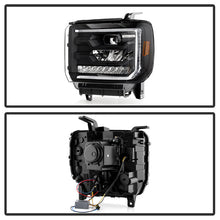 Load image into Gallery viewer, xTune GMC Sierra 1500 14-15 Sierra 2500 3500 15-17 Headlight Halogen Mdls- Black PRO-JH-GS14-FLED-BK 9050107