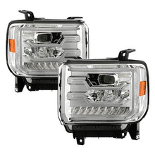 Load image into Gallery viewer, xTune GMC Sierra 1500 14-15 Sierra 2500 3500 15-17 Headlight Halogen Mdls- Chrome PRO-JH-GS14-FLED-C 9050114