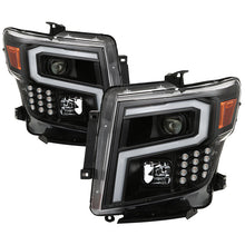 Load image into Gallery viewer, Xtune Nissan Titan (Halogen Only) 06-20 Projector Headlights Black PRO-JH-NTI16-LBBRL-BK 9049224