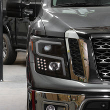Load image into Gallery viewer, Xtune Nissan Titan (Halogen Only) 06-20 Projector Headlights Black PRO-JH-NTI16-LBBRL-BK 9049224