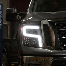 Load image into Gallery viewer, Xtune Nissan Titan (Halogen Only) 06-20 Projector Headlights Black PRO-JH-NTI16-LBBRL-BK 9049224