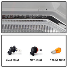 Load image into Gallery viewer, Xtune Toyota 4Runner 06-09 LED Light Bar Projector Headlights - Chrome 9046865
