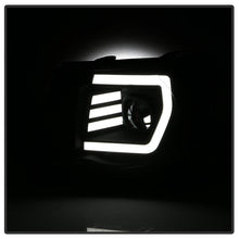 Load image into Gallery viewer, xTune Toyota Tacoma 05-11 LED Light Bar Projector Headlights - Black PRO-JH-TT05-LB-BK 9050145