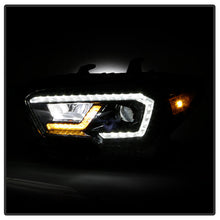 Load image into Gallery viewer, xTune Toyota Tacoma 16-19 SR SR5 Model LED DRL Projector Headlights- Black PRO-JH-TTA16-FLED-SR-BK 9050060
