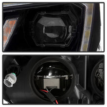 Load image into Gallery viewer, xTune Toyota Tacoma 16-19 SR SR5 Model LED DRL Projector Headlights- Black PRO-JH-TTA16-FLED-SR-BK 9050060