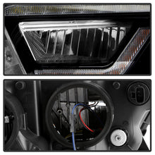 Load image into Gallery viewer, xTune Toyota Tacoma 16-19 SR SR5 Model LED DRL Projector Headlights- Black PRO-JH-TTA16-FLED-SR-BK 9050060