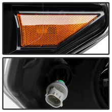 Load image into Gallery viewer, xTune Toyota Tacoma 16-19 SR SR5 Model LED DRL Projector Headlights- Black PRO-JH-TTA16-FLED-SR-BK 9050060