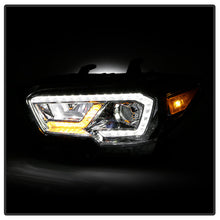 Load image into Gallery viewer, xTune Toyota Tacoma 16-19 SR &amp; SR5 Model LED DRL Projector Headlights- Chrome PRO-JH-TTA16-FLED-SR-C 9050077