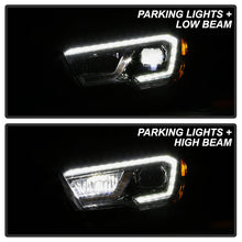 Load image into Gallery viewer, xTune Toyota Tacoma 16-19 SR &amp; SR5 Model LED DRL Projector Headlights- Chrome PRO-JH-TTA16-FLED-SR-C 9050077