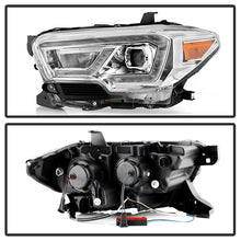 Load image into Gallery viewer, xTune Toyota Tacoma 16-19 SR &amp; SR5 Model LED DRL Projector Headlights- Chrome PRO-JH-TTA16-FLED-SR-C 9050077