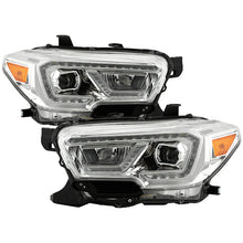 Load image into Gallery viewer, xTune Toyota Tacoma 16-19 TRD Model LED DRL Projector Headlights- Chrome PRO-JH-TTA16-FLED-TRD-C 9050091