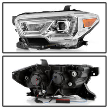 Load image into Gallery viewer, xTune Toyota Tacoma 16-19 TRD Model LED DRL Projector Headlights- Chrome PRO-JH-TTA16-FLED-TRD-C 9050091