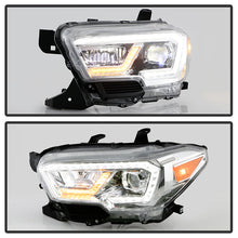 Load image into Gallery viewer, xTune Toyota Tacoma 16-19 TRD Model LED DRL Projector Headlights- Chrome PRO-JH-TTA16-FLED-TRD-C 9050091
