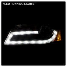 Load image into Gallery viewer, Spyder Audi A4 09-12 Projector Headlights Xenon/HID Model Only - DRL LED Blk PRO-YD-AA408-HID-DRL-BK 5080752