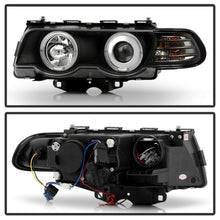 Load image into Gallery viewer, Spyder BMW E38 7-Series 99-01 Projector Headlights 1PC Xenon- LED Halo Blk PRO-YD-BMWE3899-HID-HL-BK 5008862