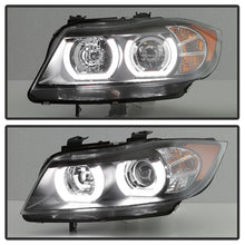 Load image into Gallery viewer, Spyder BMW E90 3-Series 06-08 4DR Headlights - AFS HID Only - Black PRO-YD-BMWE9005V2-AFSHID-BK 5083838