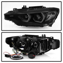 Load image into Gallery viewer, Spyder 12-14 BMW F30 3 Series 4DR Projector Headlights - LED DRL - Blk Smoke PRO-YD-BMWF3012-DRL-BSM 5085047