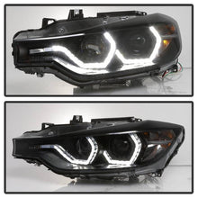 Load image into Gallery viewer, Spyder 12-14 BMW F30 3 Series 4DR Projector Headlights - LED DRL - Blk Smoke PRO-YD-BMWF3012-DRL-BSM 5085047