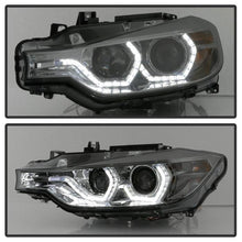 Load image into Gallery viewer, Spyder 12-14 BMW F30 3 Series 4DR Projector Headlights - LED DRL - Smoke (PRO-YD-BMWF3012-DRL-SM) 5084361