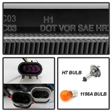 Load image into Gallery viewer, Spyder Chrysler 300C 05-10 Projector Headlights LED DRL Black High/Low H7 PRO-YD-C300C-DRL-BK 5075659