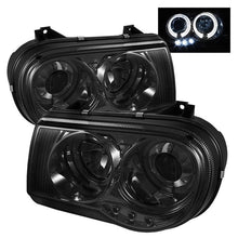 Load image into Gallery viewer, Spyder Chrysler 300C 05-10 Projector Headlights LED Halo LED Smke (Not Included) PRO-YD-C300C-HL-SM 5009159