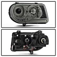 Load image into Gallery viewer, Spyder Chrysler 300C 05-10 Projector Headlights LED Halo LED Smke (Not Included) PRO-YD-C300C-HL-SM 5009159