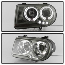 Load image into Gallery viewer, Spyder Chrysler 300C 05-10 Projector Headlights LED Halo LED Smke (Not Included) PRO-YD-C300C-HL-SM 5009159