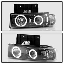 Load image into Gallery viewer, Spyder Chevy Astro 95-05/GMC Safari 95-05 Projector Headlights LED Halo Black PRO-YD-CA95-HL-BK 5009210