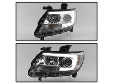 Load image into Gallery viewer, Spyder Chevy Colorado 15-17 Projector Headlights - Light Bar LED - Chrome