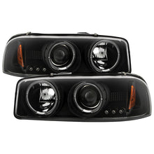 Load image into Gallery viewer, Spyder GMC Sierra 1500/2500/3500 99-06 Projector Headlights LED Halo LED Black PRO-YD-CDE00-HL-BK 5009357