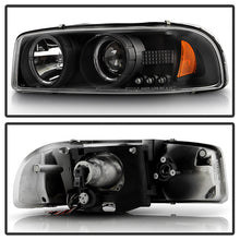 Load image into Gallery viewer, Spyder GMC Sierra 1500/2500/3500 99-06 Projector Headlights LED Halo LED Black PRO-YD-CDE00-HL-BK 5009357