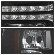 Load image into Gallery viewer, Spyder Chevy Silverado 1500 07-13 V2 Projector Headlights - LED DRL - Black PRO-YD-CS07V2-DRL-BK 5083524