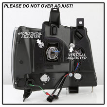 Load image into Gallery viewer, Spyder 07-14 Chevy Suburban/1500/2500/Tahoe V2 Projector Headlights All Blk PRO-YD-CSUB07V2-DRL-BKV2 5085986