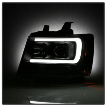 Load image into Gallery viewer, Spyder 07-14 Chevy Suburban/1500/2500/Tahoe V2 Projector Headlights All Blk PRO-YD-CSUB07V2-DRL-BKV2 5085986