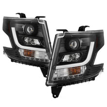 Load image into Gallery viewer, Spyder Chevy Tahoe / Suburban 2015 -2016 Projector Headlights - DRL LED - Black PRO-YD-CTA15-DRL-BK 5082541